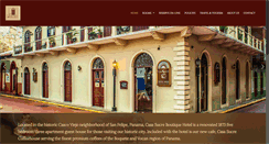 Desktop Screenshot of casasucreboutiquehotel.com